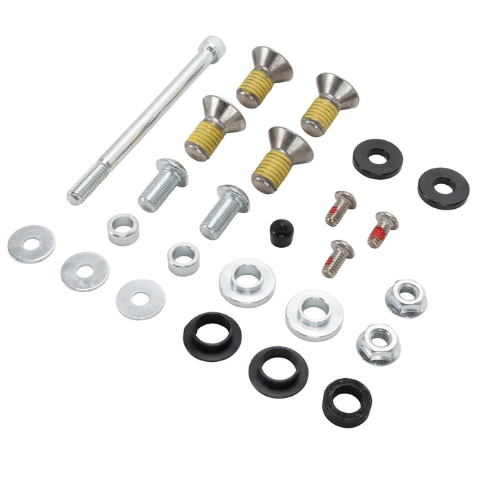 Seat Spring Kit & Black Diamond Solo Seat for Harley Sportsters 2004-Up