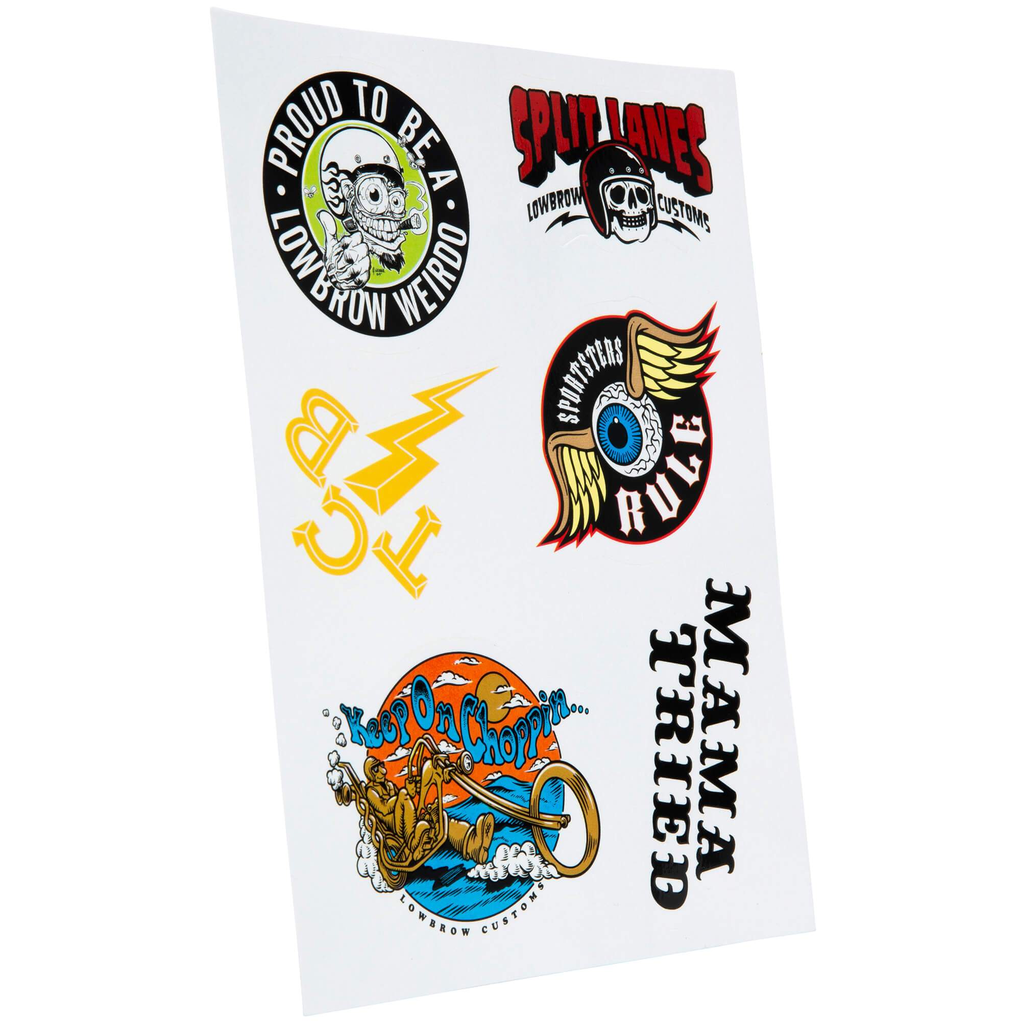 Lowbrow Customs Sticker Sheet No. 2