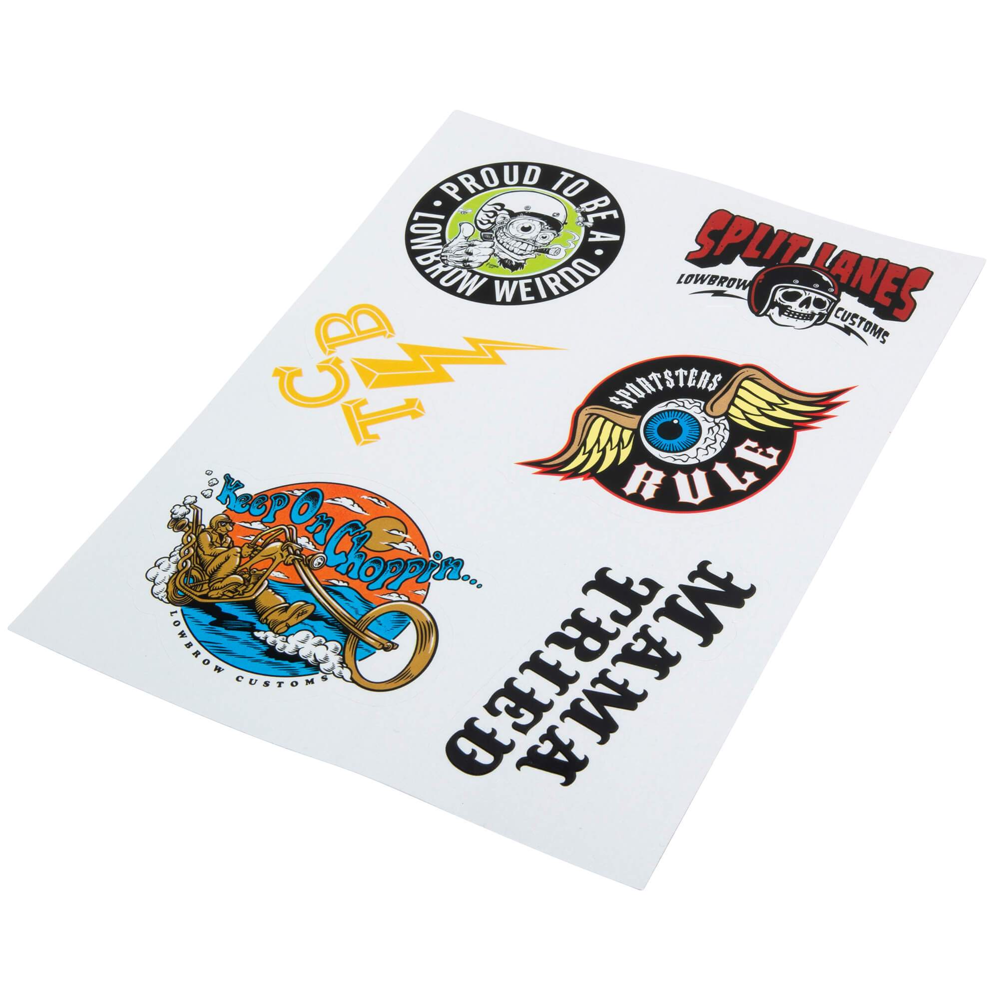 Lowbrow Customs Sticker Sheet No. 2