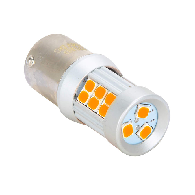Single filament SMD 12v LED Bulb - 1156 - Amber