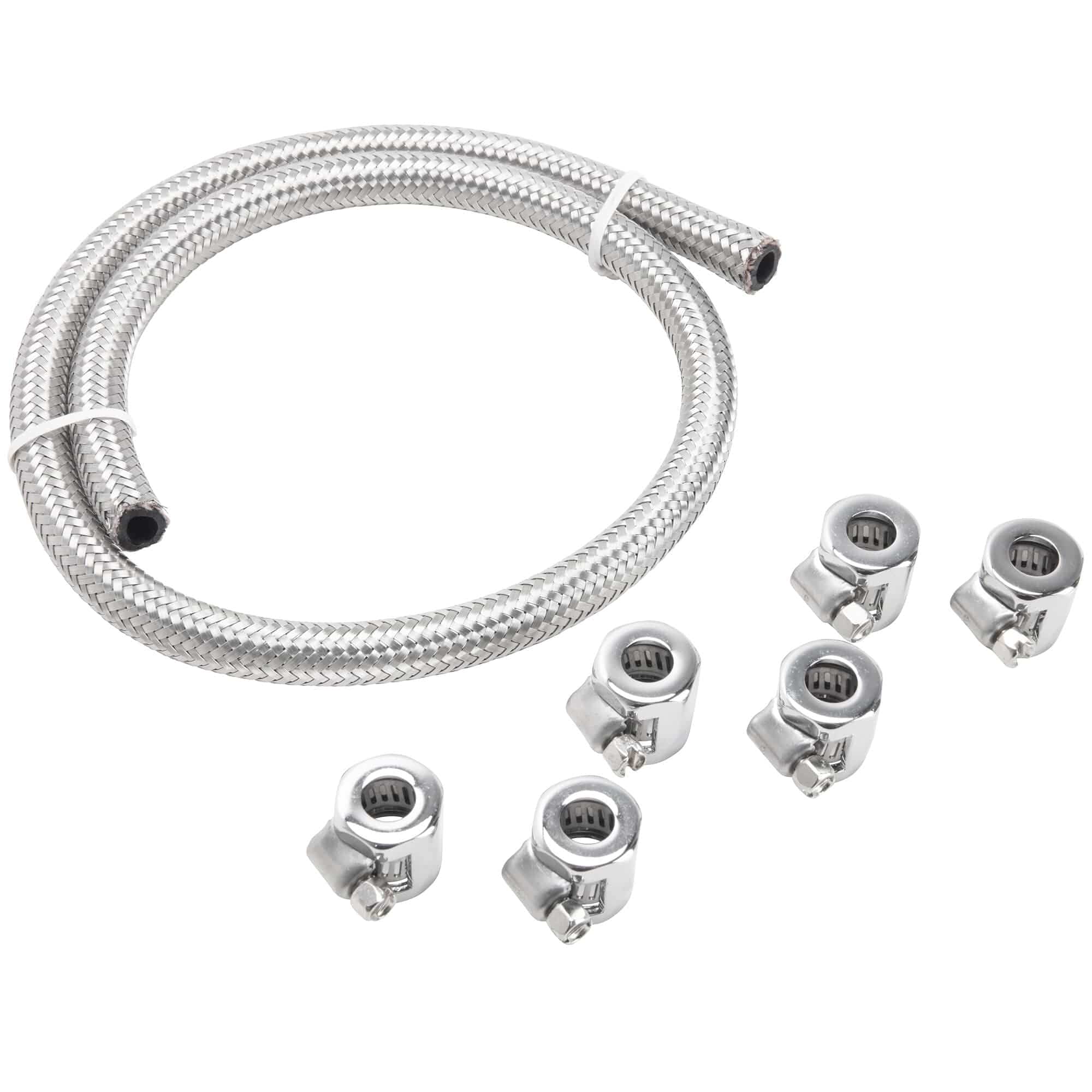 Cycle Standard 1/4 inch Braided Stainless Fuel Line Kit – Lowbrow Customs