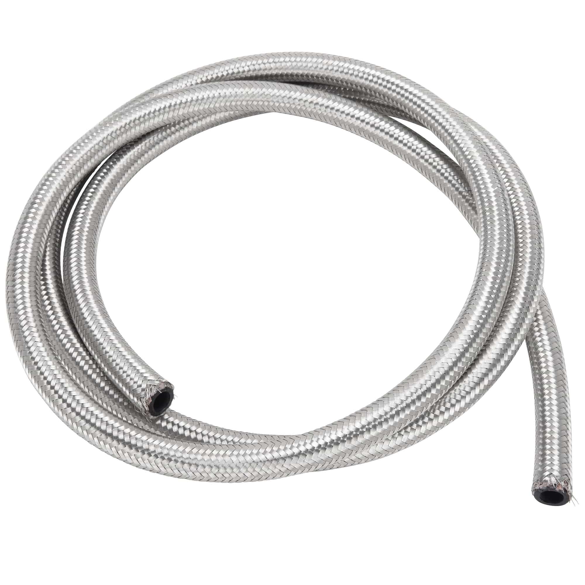 Cycle Standard 3/8 inch Braided Stainless Fuel Line - 6 ft. – Lowbrow  Customs