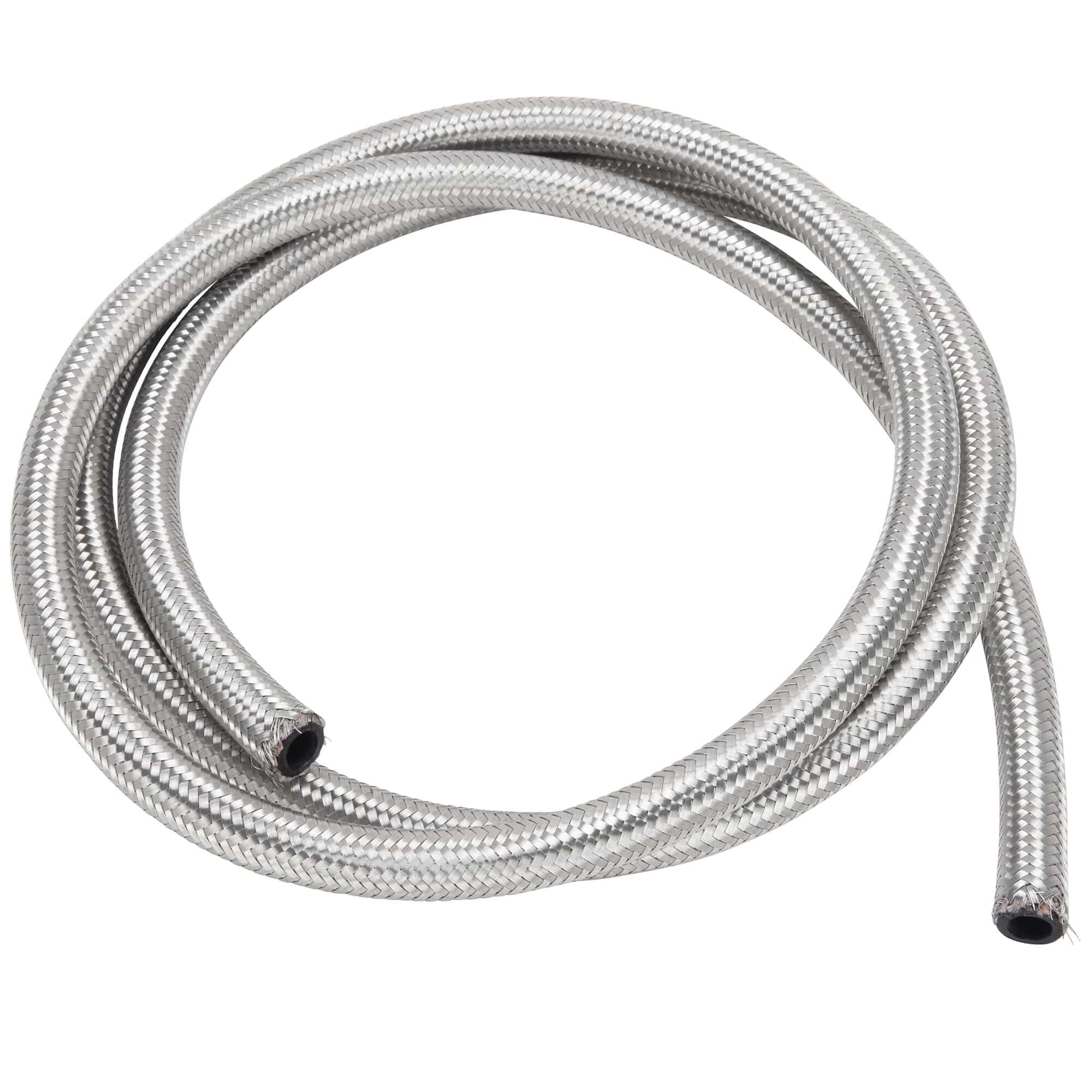 Cycle Standard 3/8 inch Braided Stainless Fuel Line - 6 ft. – Lowbrow ...