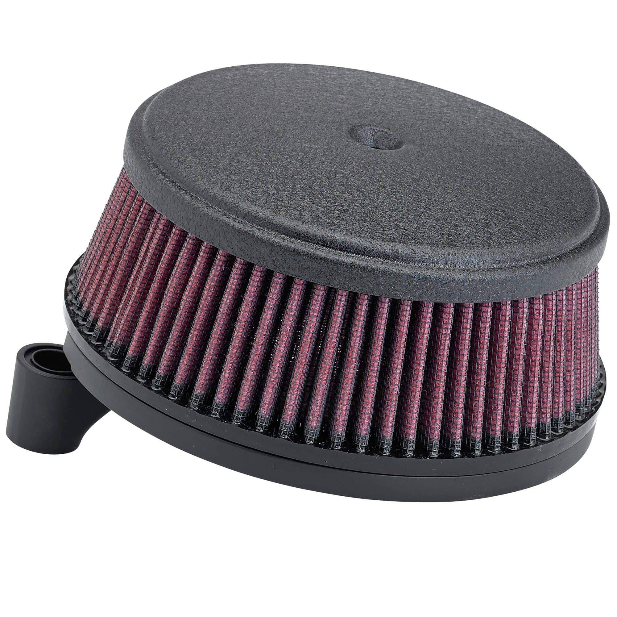 HDBUBALUS Élément Filtre à Air Intérieur Rouge – Compatible Harley Sportster XL, Dyna, Softail, Touring