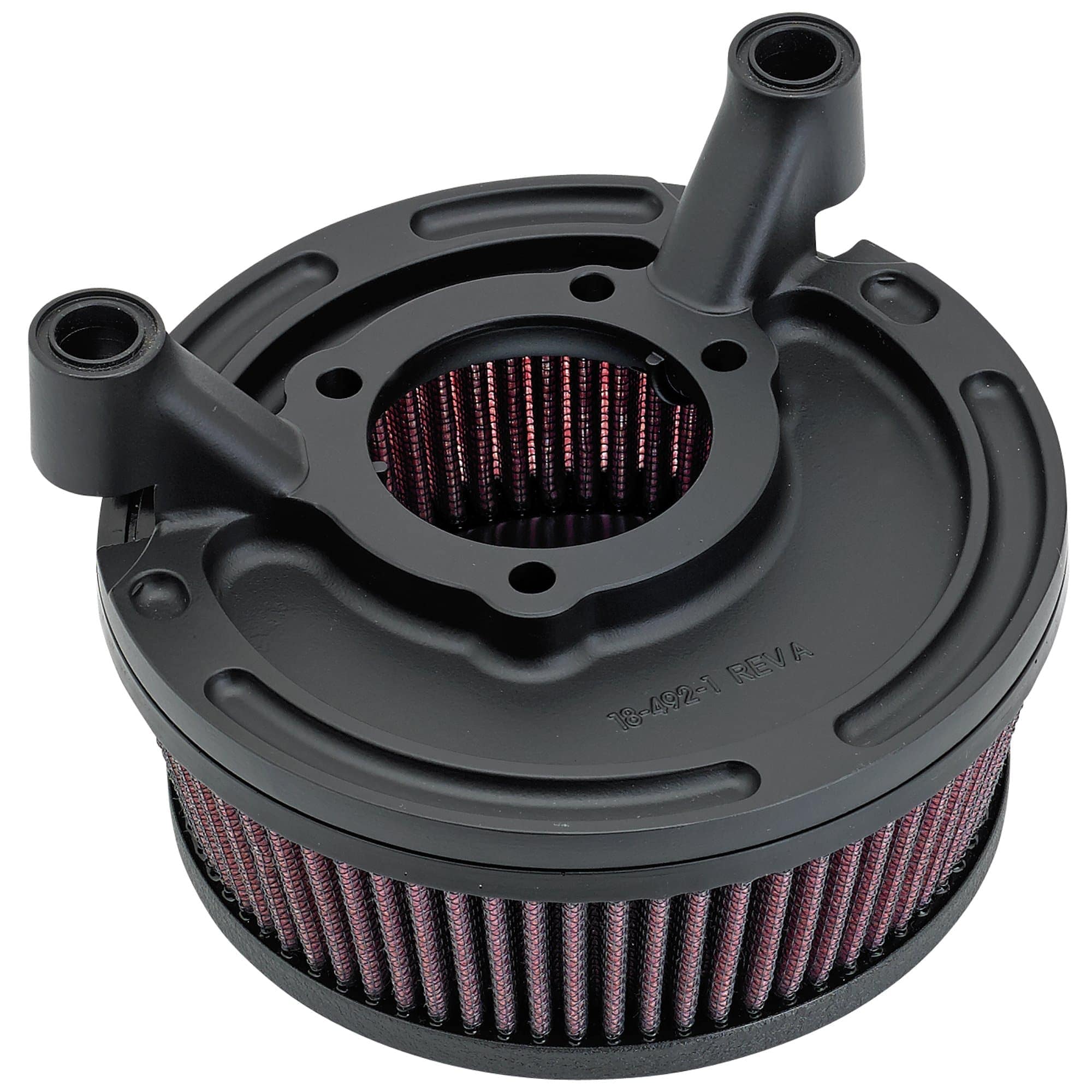 ハーレーダビッドソン　ARLEN NESS エアフィルター 18-200-1 Arlen Ness Stage II Performance Black Anodized Air Filter Harley