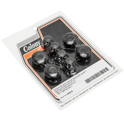 #3445-8 Rocker Shaft End Plug & Cap Nut Kit 1971-Up Harley-Davidson Shovelhead 1971-1985 Sportster