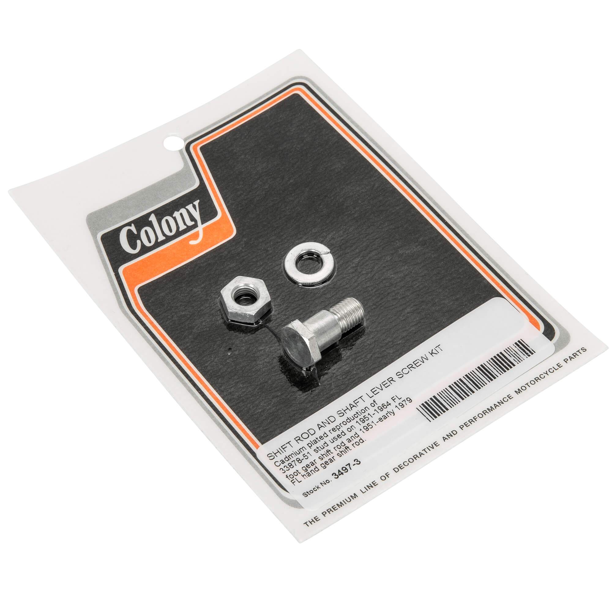 Colony Machine 34973 Shift Rod & Shaft Lever Screw Kit 19511964