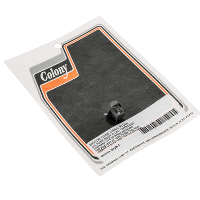 #3423-1 Oversized Motor Case Drain Plug Oil Pump Body Plug 7/16-20 1936-1970 Harley-Davidson Big Twin Cases 1937-Up 45 Cases 1968-1984 Oil Pump Body - Parkerized