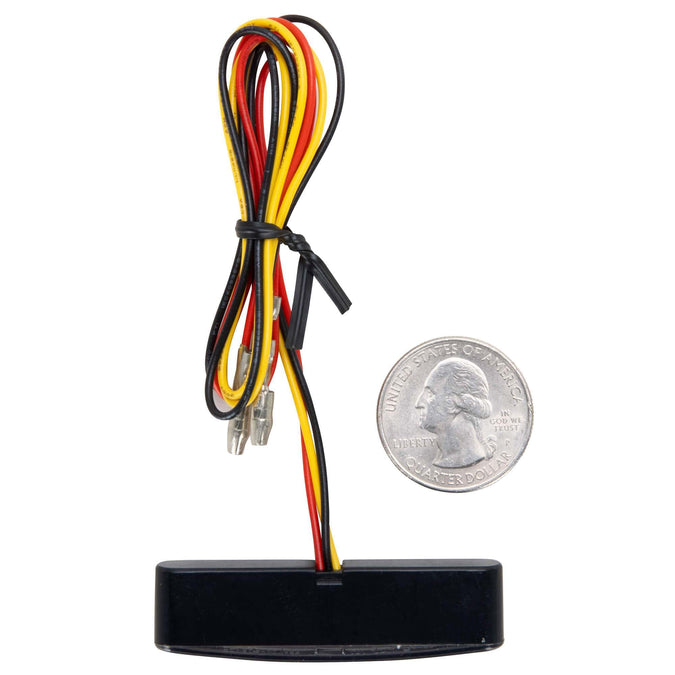 Aurora Mini LED Tail Light - Smoke Lens - Black