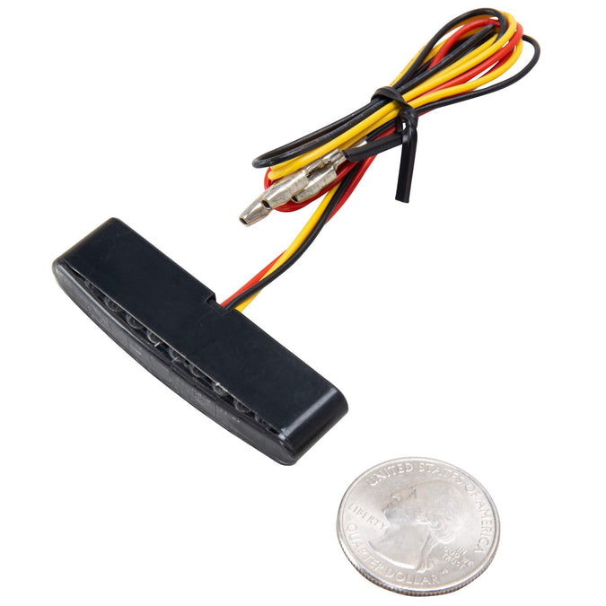 Aurora Mini LED Tail Light - Smoke Lens - Black