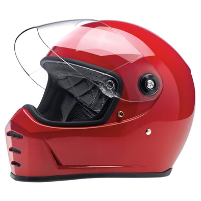 Lane Splitter DOT/ECE Approved Full Face Helmet - Gloss Blood Red