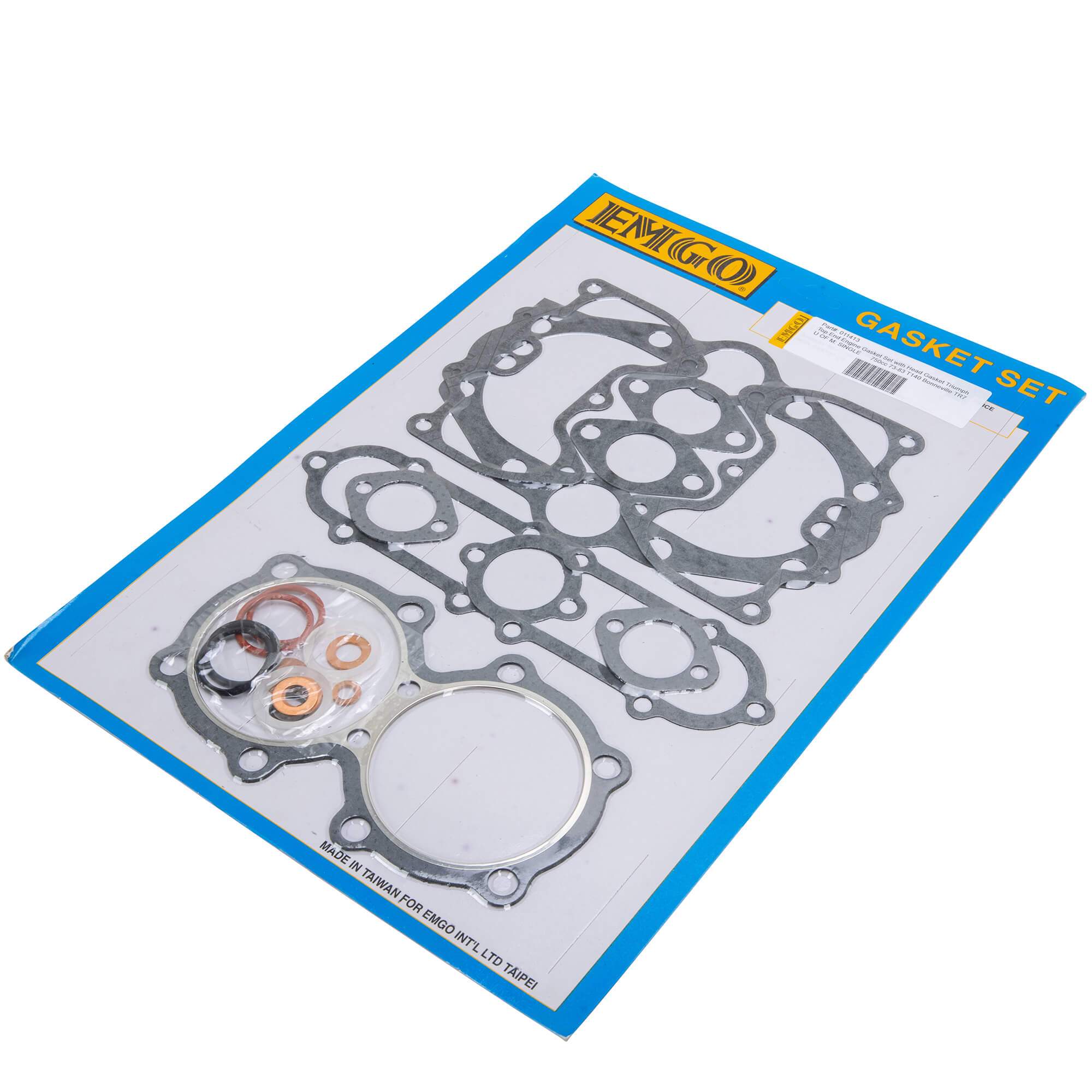 HYspeed Top End Head Gasket Kit For Yamaha Tri Moto 125 1980-1985 - Complete Engine Rebuild Set