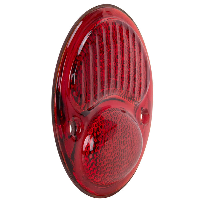 1928 - 1932 Ford Duolamp Tail Light Replacement Glass Lens - Red