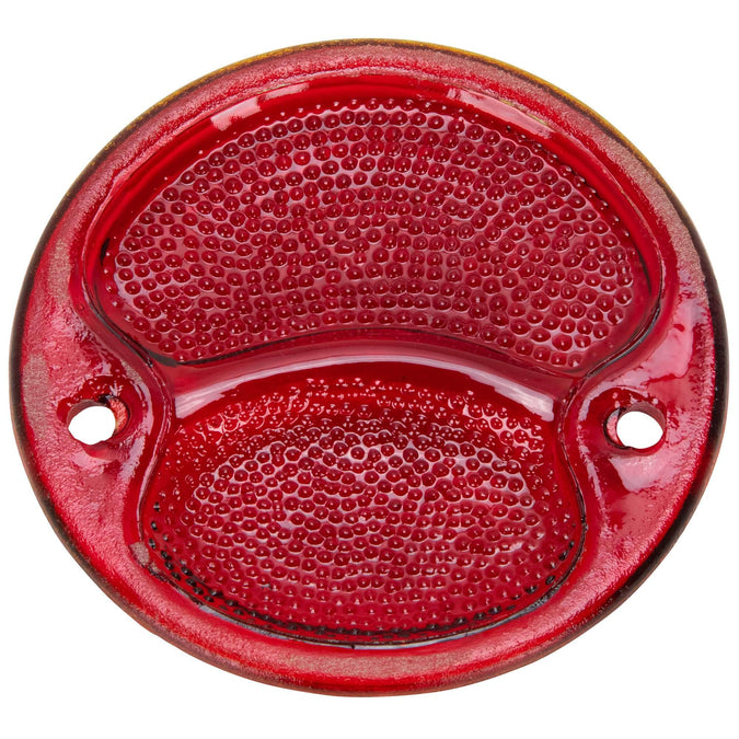 1928 - 1932 Ford Duolamp Tail Light Replacement Glass Lens - Red