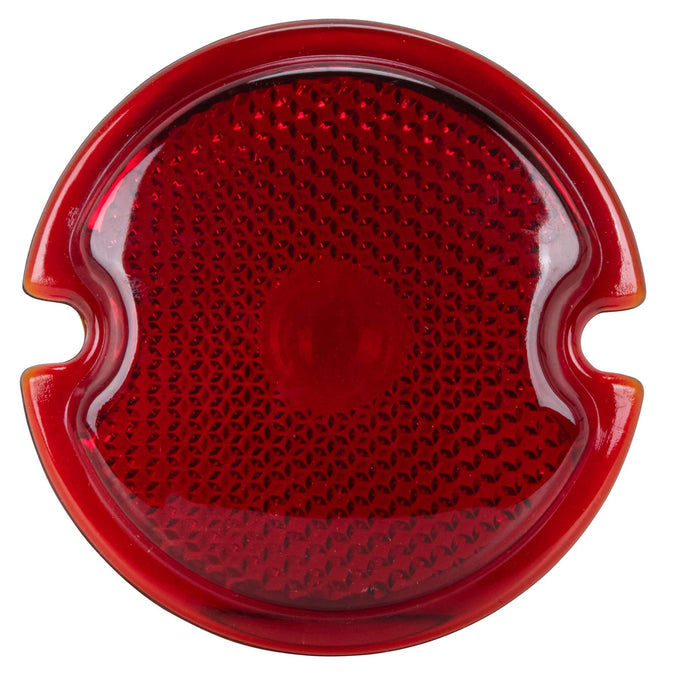 1933 - 1936 Ford Duolamp Tail Light Replacement Glass Lens - Red