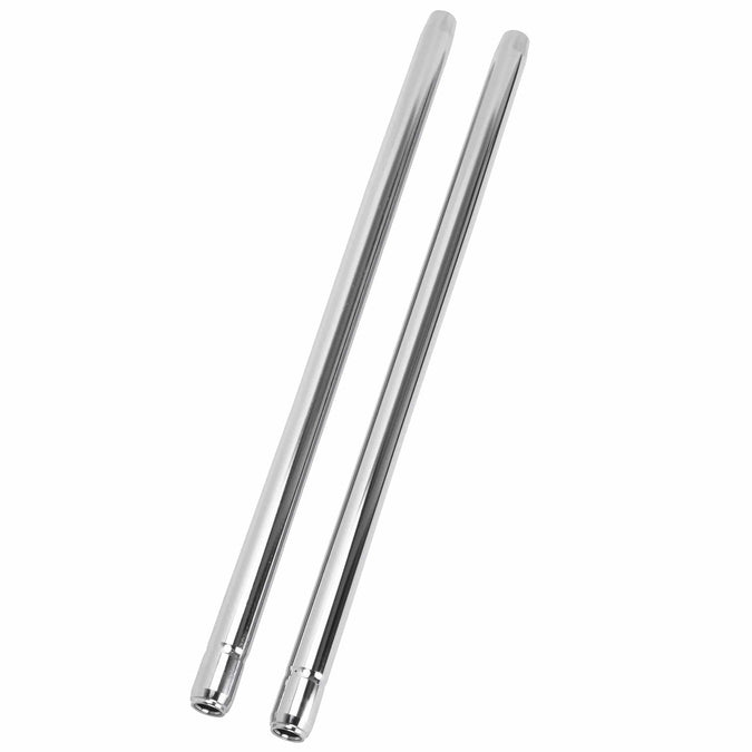 35MM Chrome Fork Tubes - 31-1/4 inch - 8 Over