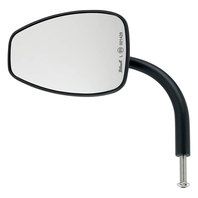 Utility Mirror Teardrop CE Perch Mount - Black - Pair