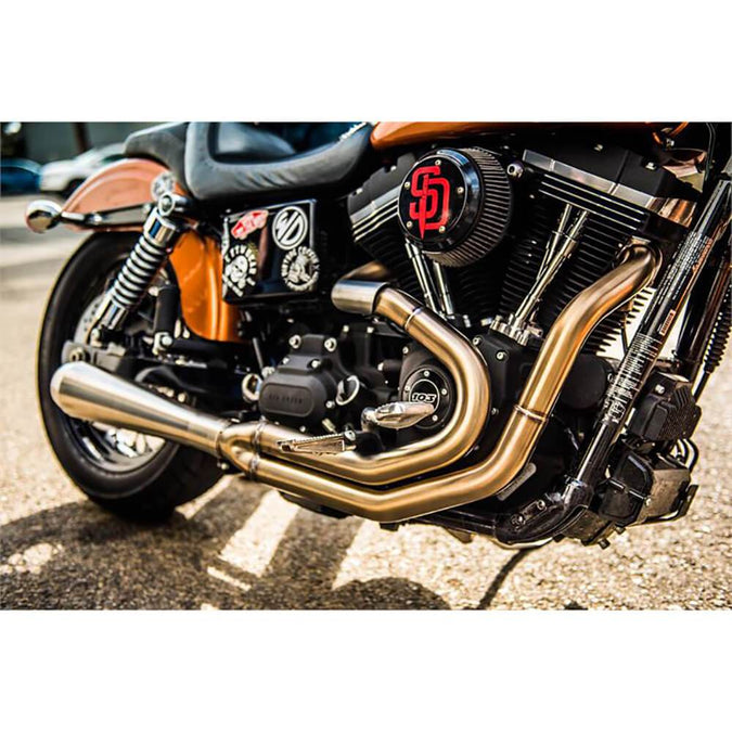 Road Rage 3 2 into 1 Exhaust System - Stainless - 1991 - 2017 Harley-Davidson Dynas