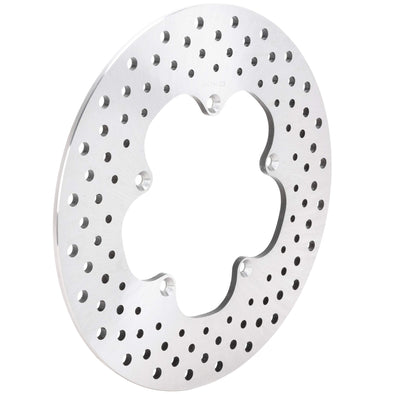 Drilled Stainless Steel Brake Rotor - 11.5 inches - Replaces Harley-Davidson OEM# 41807-74