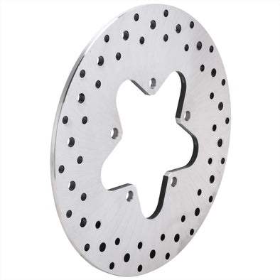 Drilled Stainless Steel Brake Rotor - 11.5 inches - Replaces Harley-Davidson OEM# 40939-86A