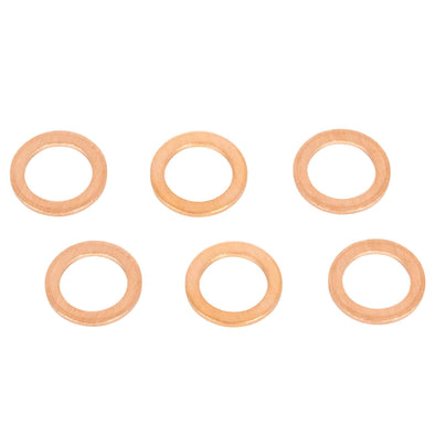 3/8 inch/10mm Copper Crush Washers - 6 Pack