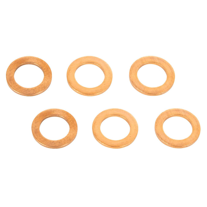 7/16 inch Copper Crush Washers - 6 Pack