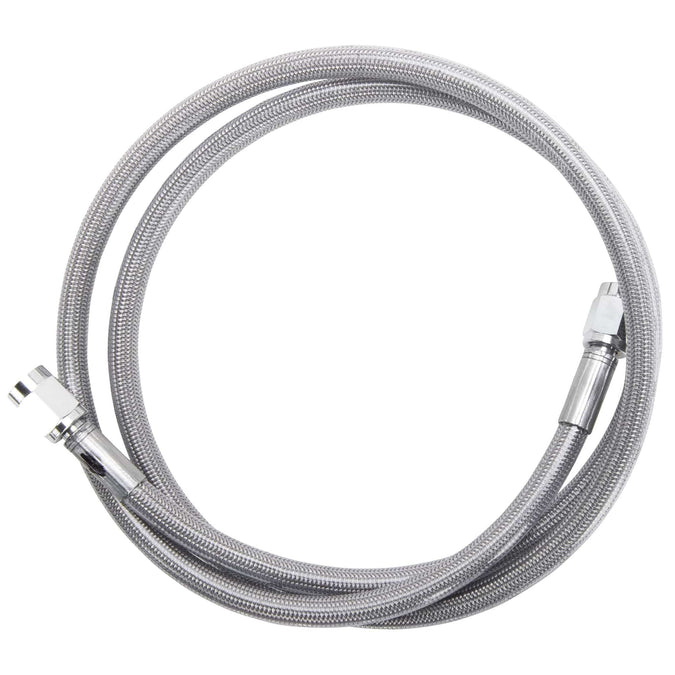 Universal Braided Stainless Brake Line - 42" - Clear Coated