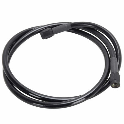 Universal Braided Stainless Brake Line - 28" - Ebony