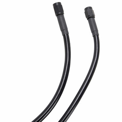 Universal Braided Stainless Brake Line - 28" - Ebony