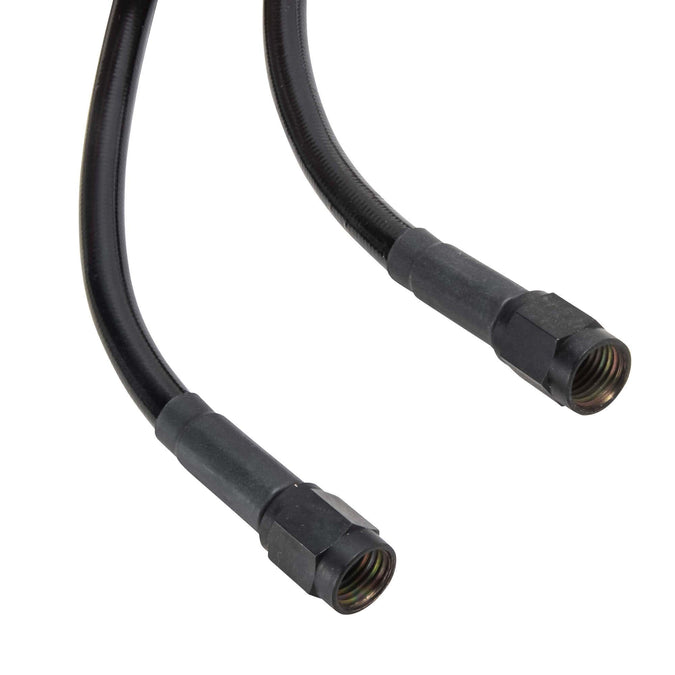 Universal Braided Stainless Brake Line - 28" - Ebony