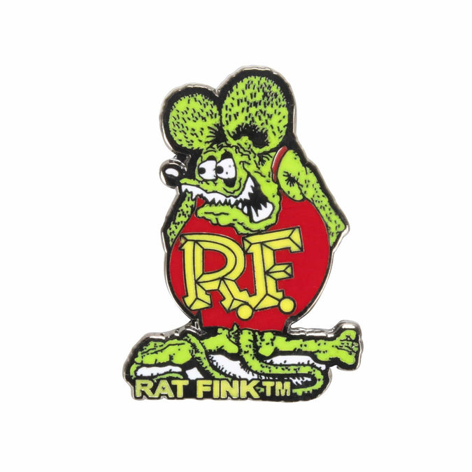 Rat Fink Lapel Pin - Green
