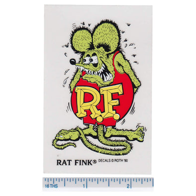 Rat Fink Standing Sticker - Green