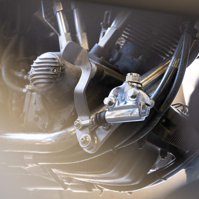 Sling Shot Hydraulic Brake Pedal Kit - Harley-Davidson Cone Engine - Stainless Steel