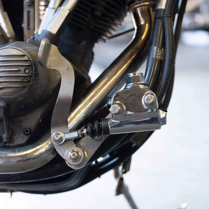 Sling Shot Hydraulic Brake Pedal Kit - Harley-Davidson Cone Engine - Stainless Steel