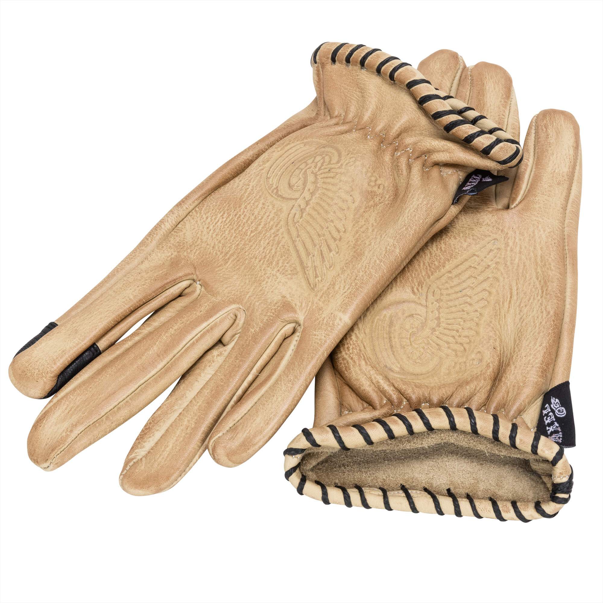 Axel Co. Tan Waxed Cowhide Gloves – Lowbrow Customs