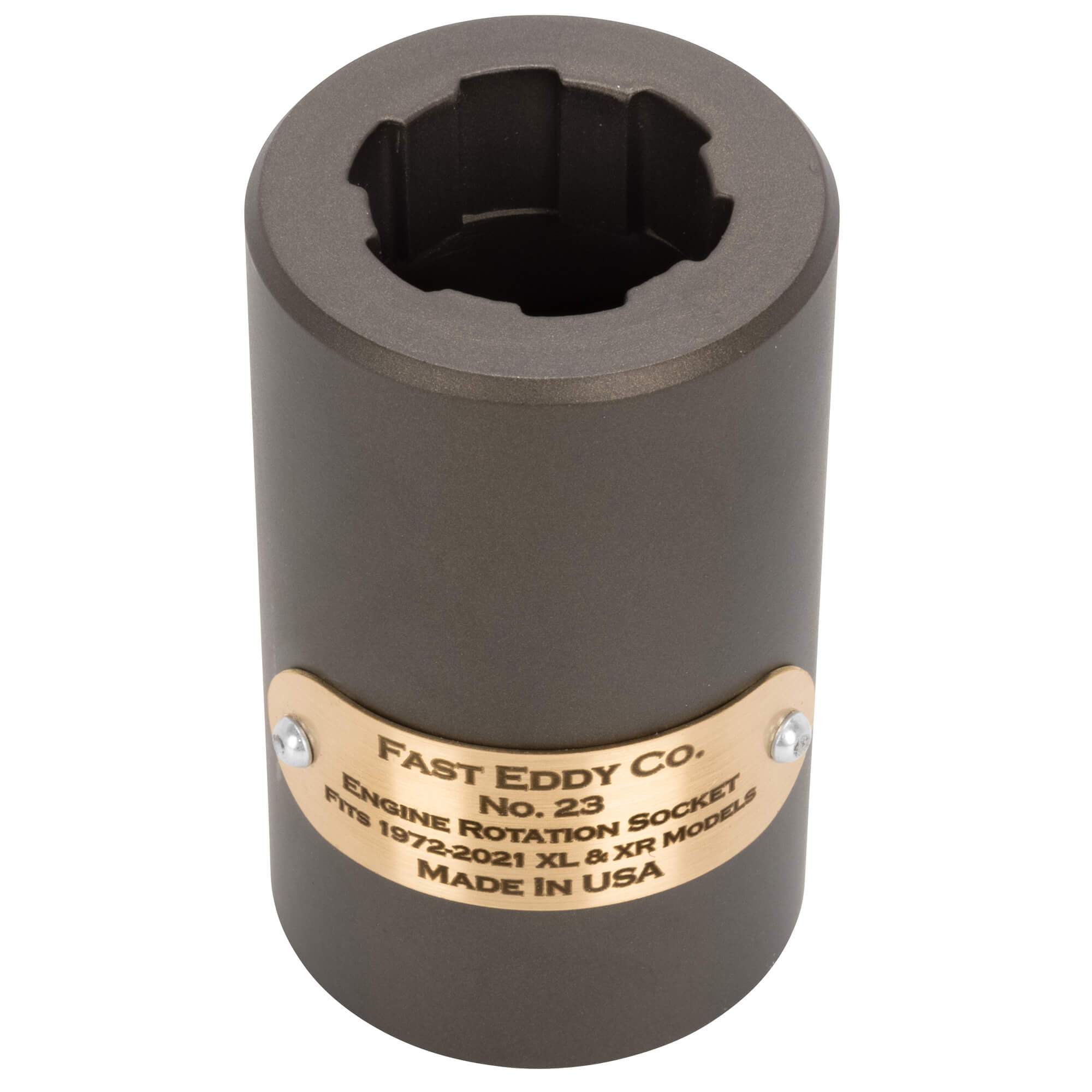 Socket Rotator Fast Eddy Co. No. 23 Engine Rotation Socket - 6 Spline for Harley ...