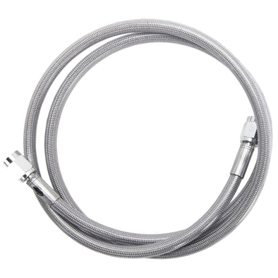 Universal Braided Stainless Brake Line - 52" - Clear Coated