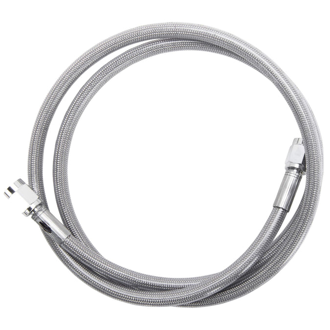 Universal Braided Stainless Brake Line - 54" - Clear Coated