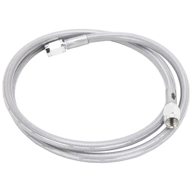 Universal Braided Stainless Brake Line - 54" - Clear Coated
