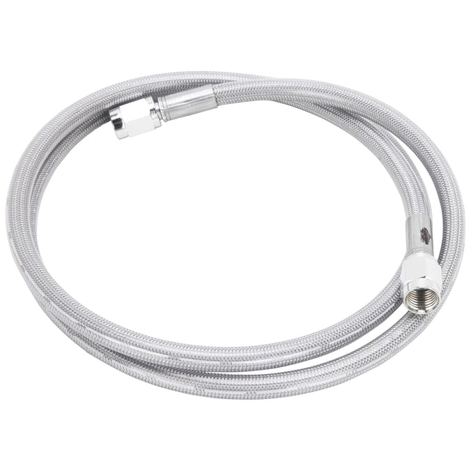 Universal Braided Stainless Brake Line - 54" - Clear Coated