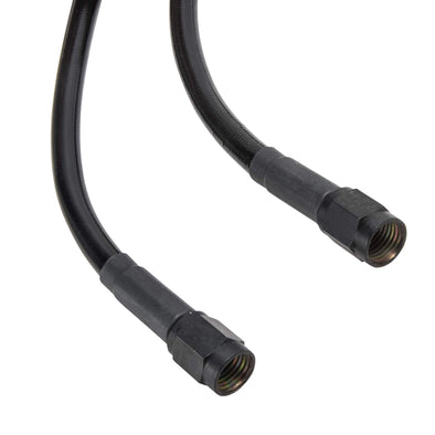 Universal Braided Stainless Brake Line - 54" - Ebony