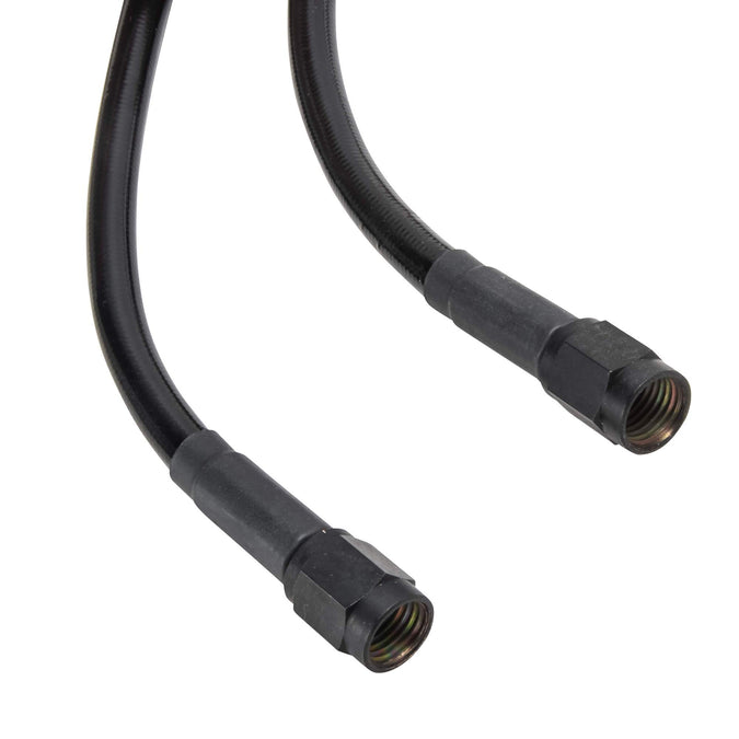 Universal Braided Stainless Brake Line - 54" - Ebony