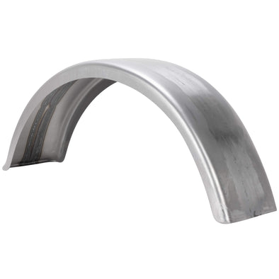 7.5 inch Wide Flat Trailer Fender with Bobbed End - Steel