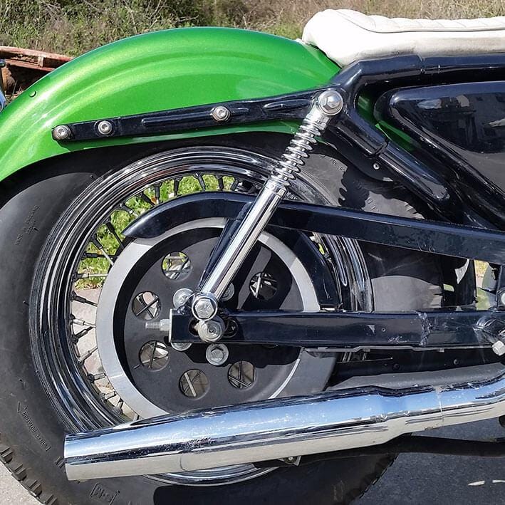 Kustom Tech 11 inch Spring Struts - Chrome – Lowbrow Customs