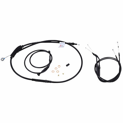 Complete Handlebar Cable/Brake Line Kit for 10" T-Bar Handlebars 04-06 XL Single Disc