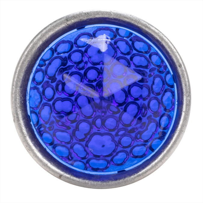 Prism Cut Glass Dot - Blue