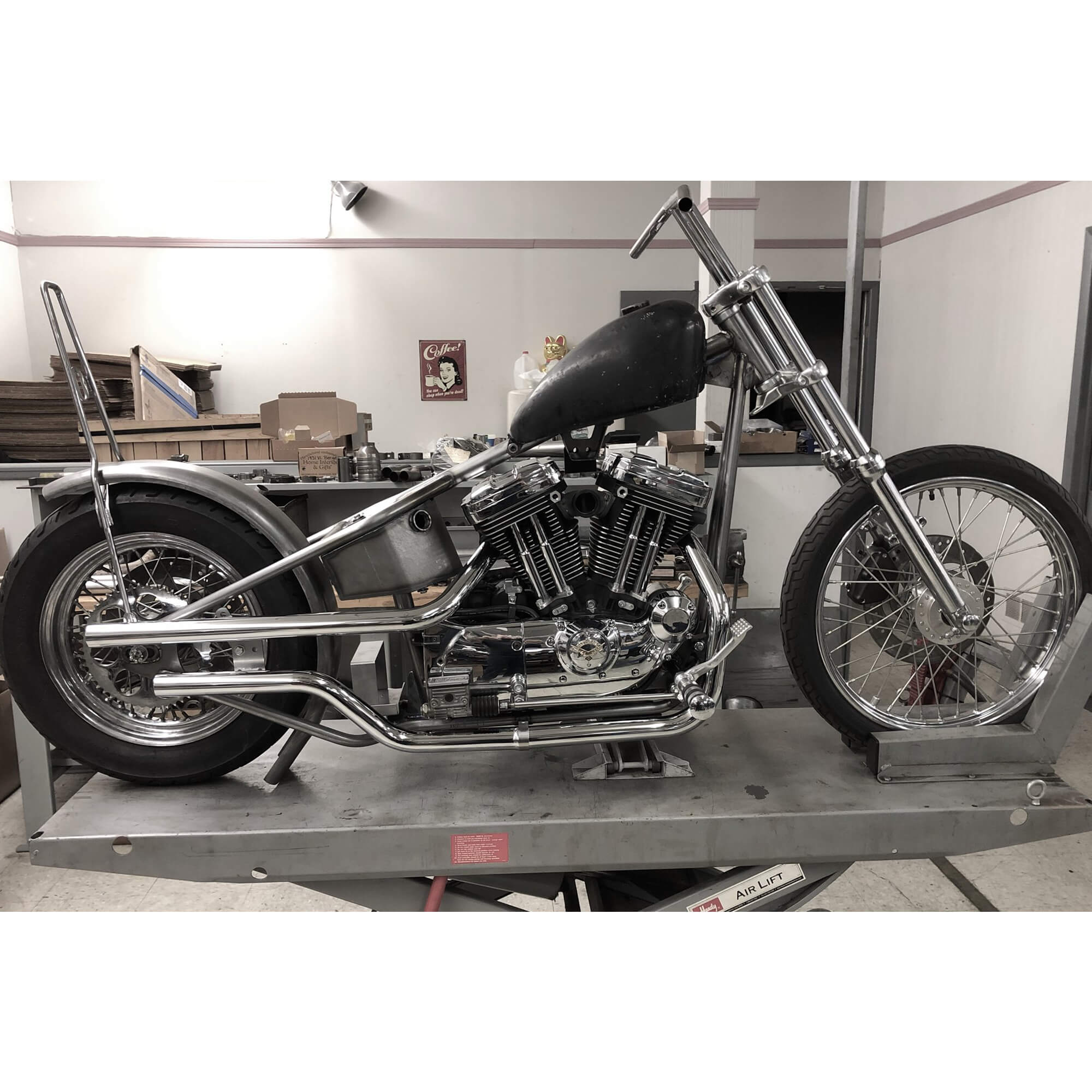 Gasbox Upswept Shotgun Exhaust Pipe Set 1986-2003 Harley-Davidson Sportsters  – Lowbrow Customs