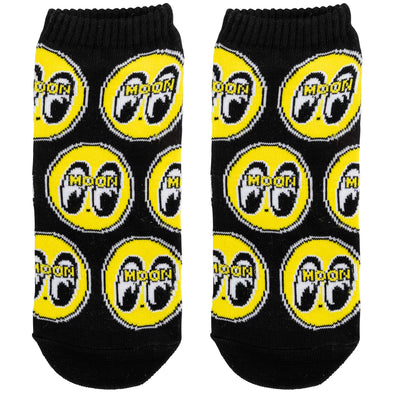 Eyeball Ladies Ankle Socks - Black