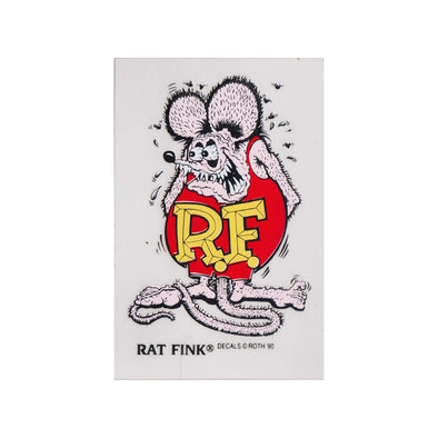 Rat Fink Standing Sticker - Small - Purple