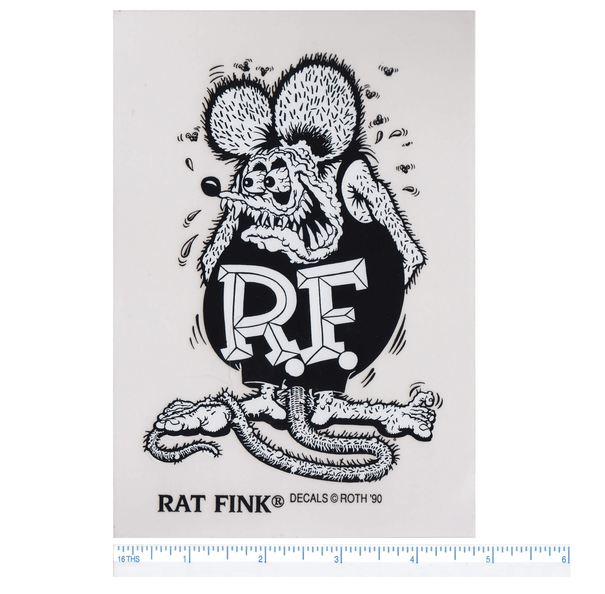 Rat Fink "Never Die" Vinyl Decal Stickers – Set Of 3-6 Glossy Graphic Decals For Cars & More